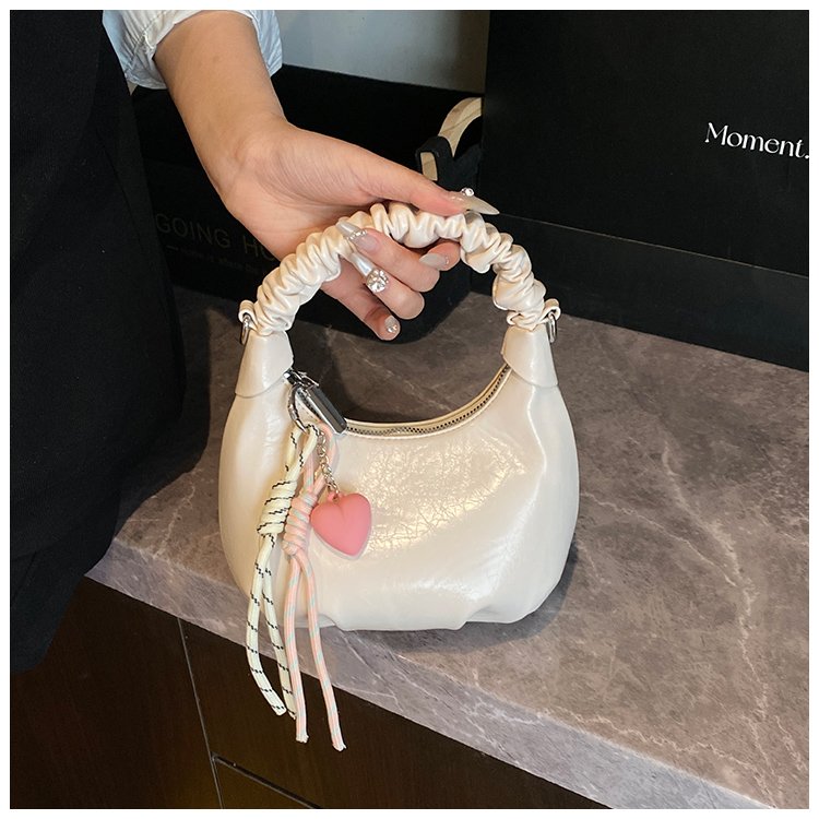 PU Cloud Crossbody Bag with Zipper Closure Summer 2025 - Image 2
